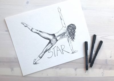 Custom Star Pilates Portrait